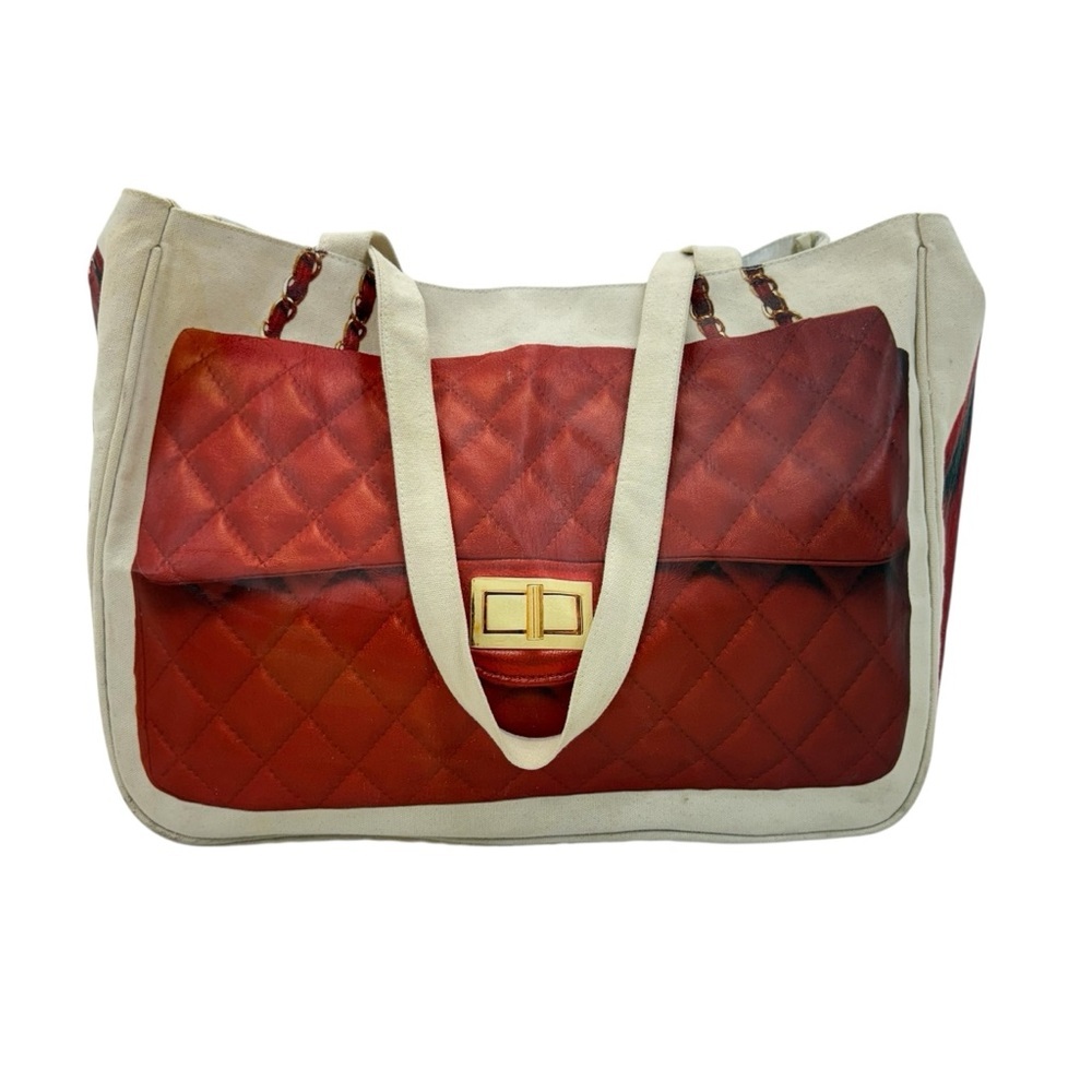 Thursday-Friday “Together” Canvas “Chanel”Tote LARGE - Picture 14 of 16